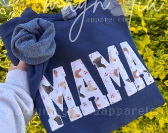 Chicken & Flowers Applique Sweatshirt || Chicken Embroidery || Sweatshirt for Chicken Lovers || Chicken Sweatshirt || Custom Applique