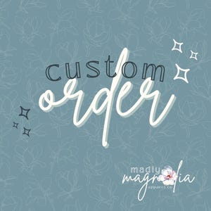 Aangepaste volgorde || Laat me je ideeën tot leven brengen || Madly Magnolia Apparel Co