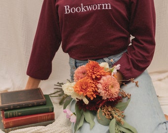 Camiseta de manga larga Bookworm - BookTok - Amante de los libros - Bookstagram - Autor - Bookish Stuff - Book Nerd