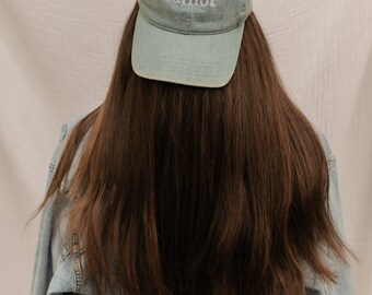 Author Denim Hat - Ballcap - Author - BookTok - Baseball Hat - Denim - Author Life - Writer Life