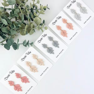 The Layla | Drop Earring | Clay Earring | Handmade | Hypoallergenic | Titanium