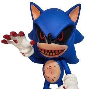 Sonic.exe 10 ring + gem mexican toy action figure Creepypasta Hedgehog Sega