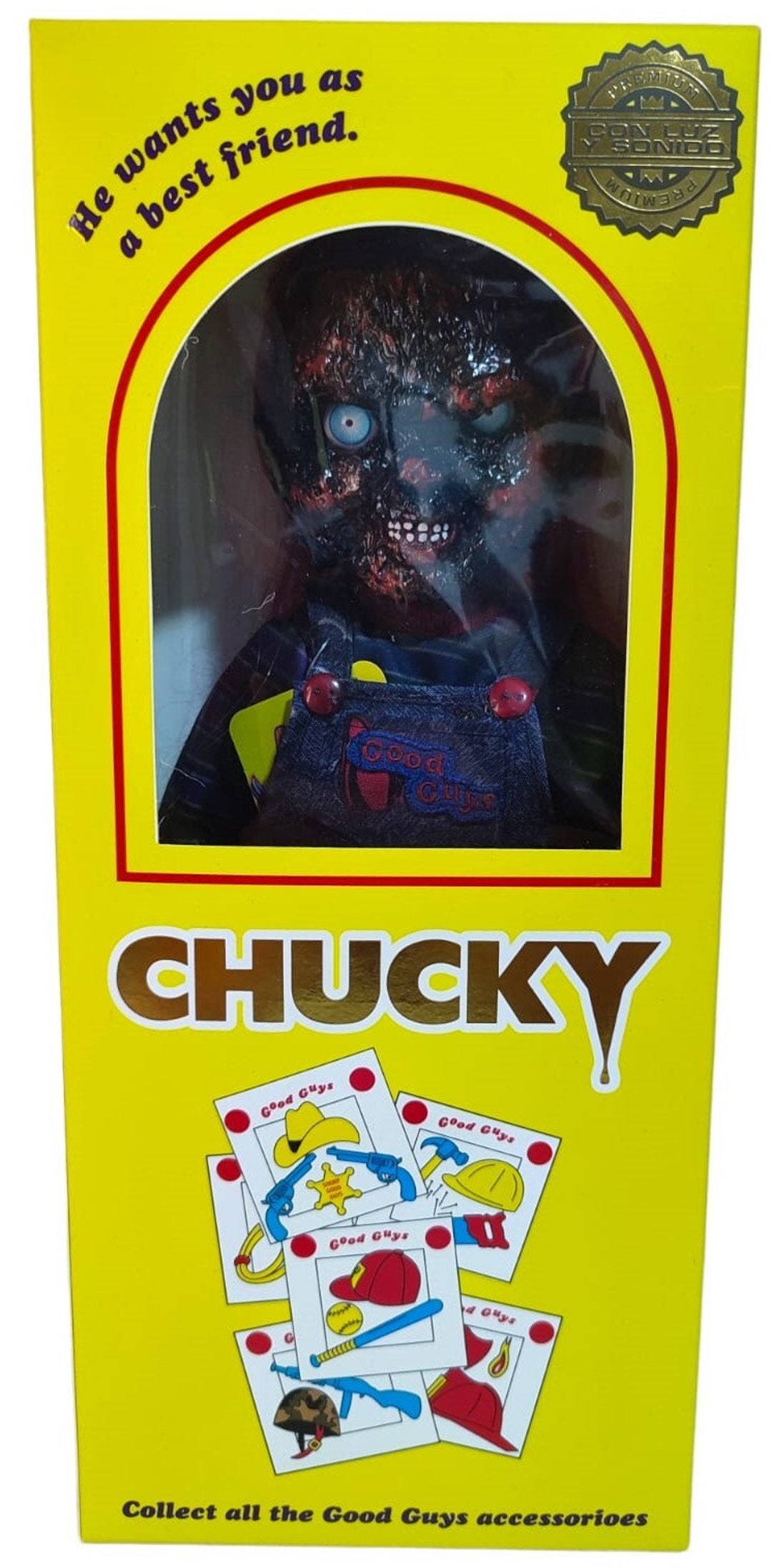 Chucky Pizza Face 14 figura De Acción De Juguete 
