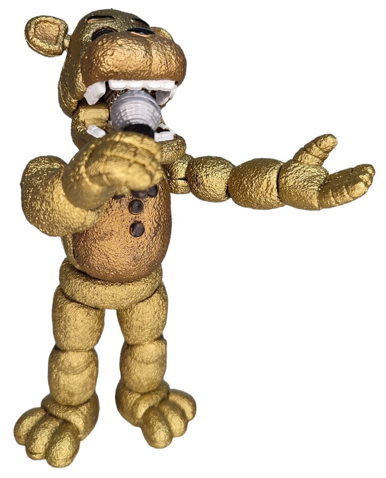 FNAF Golden Freddy Fazbear 8 Mexican Toy Figure Five Etsy