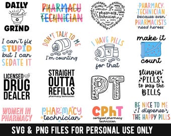Pharmacy Tech SVG, Pharmacy Tech PNG, Pharmacy Technician PNG, Pharmacy technician Gift, Sublimation png File, Pharmacy Student
