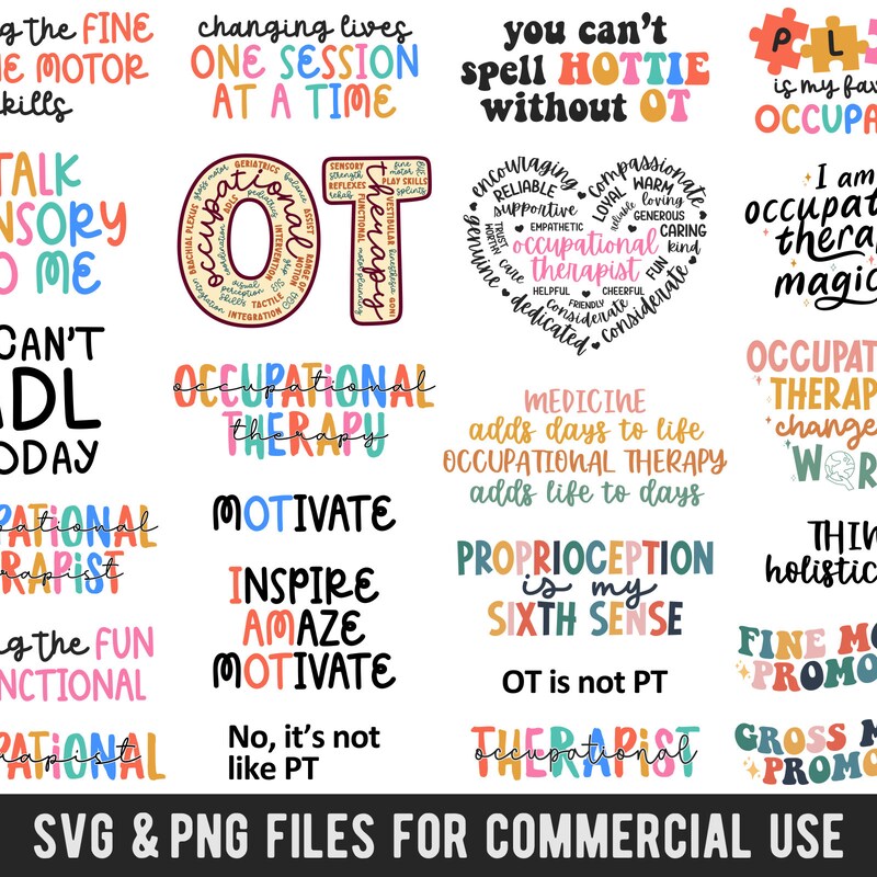 Occupational Therapy Svg - Etsy