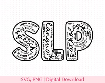Speech Language Pathologist SVG, SLP SVG, Speech Language Pathologist png, Speech Therapy svg