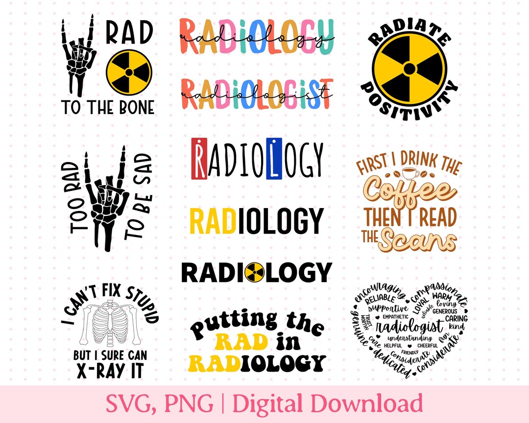Spring Radiology Designs Radiology SVG and PNG, Radiology Gift, Rad Tech Gifts - Xray SVG Design ...