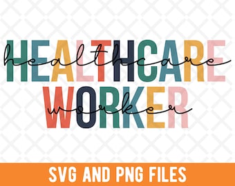Healthcare Worker SVG, Healthcare Worker PNG, For Healthcare Workers, Sublimation PNG File, Health Care Work, Leopard Pattern