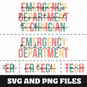 Emergency Department Technician SVG, Emergency Department Technician PNG, EDT, For Edt, Sublimation png File, Edt Student