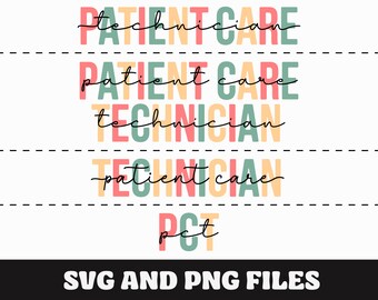 Patient Care Technician SVG, Patient Care Technician PNG, PCT, For Pct, Sublimation png File, Pct Student