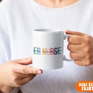 Colorful design fitting for emergency nurses out there.
It can also be given as a birthday gift to your ER nurse practitioners.
This design is also best fitting for National Emergency Nurses Day (October 12) & International Nurses Day (12 May)