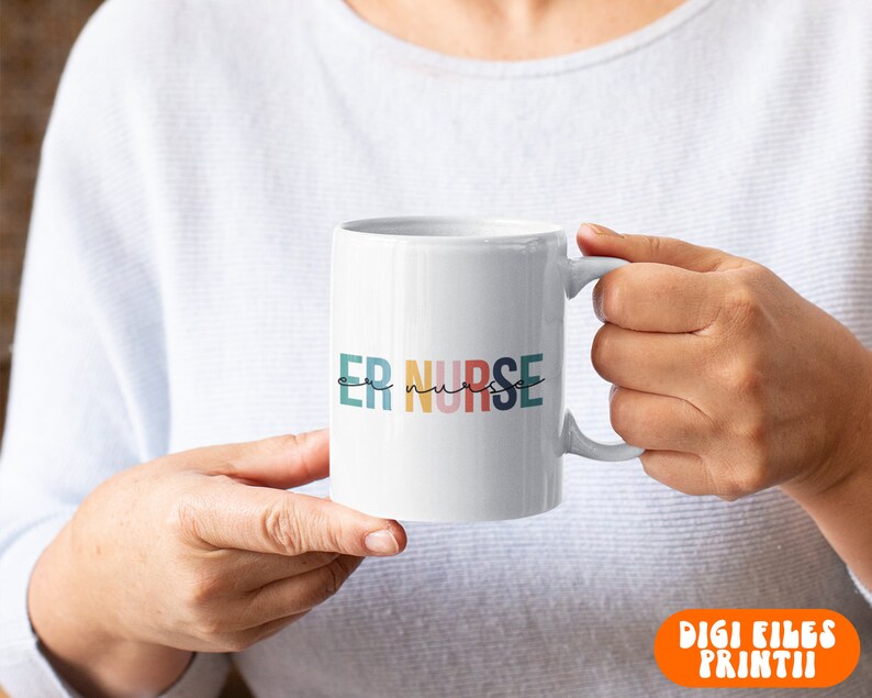 Colorful design fitting for emergency nurses out there.
It can also be given as a birthday gift to your ER nurse practitioners.
This design is also best fitting for National Emergency Nurses Day (October 12) & International Nurses Day (12 May)