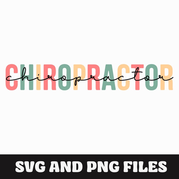 Chiropraktor SVG, Chiropraktor PNG, Chiropraktor Geschenk, zukünftiger Chiropraktiker, niedlicher Chiropraktor Praktor, Sublimation PNG-Datei