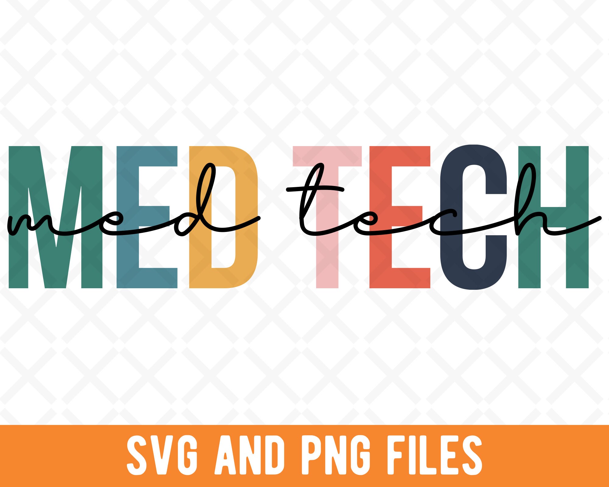 Med Tech SVG Med Tech PNG Medical Laboratory Technician Etsy