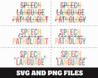 Speech Language Pathologist SVG, Speech Language Pathologist PNG, Speech Therapy, SLP, Speech Language Pathologist
