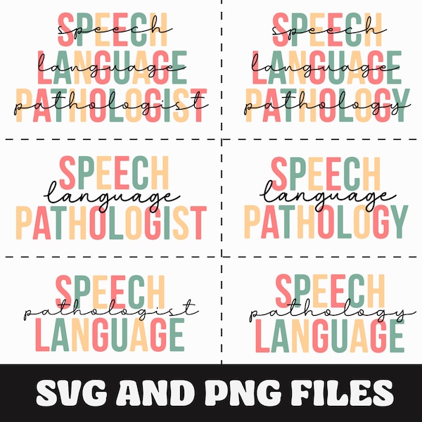 Speech Language Pathologist SVG, Speech Language Pathologist PNG, Speech Therapy, SLP, Speech Language Pathologist
