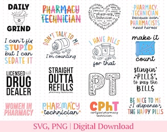 Pharmacy Tech SVG, Pharmacy Tech PNG, Pharmacy Technician PNG, Pharmacy technician Gift, Sublimation png File, Pharmacy Student