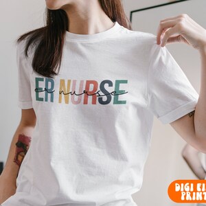 Colorful design fitting for emergency nurses out there.
It can also be given as a birthday gift to your ER nurse practitioners.
This design is also best fitting for National Emergency Nurses Day (October 12) & International Nurses Day (12 May)