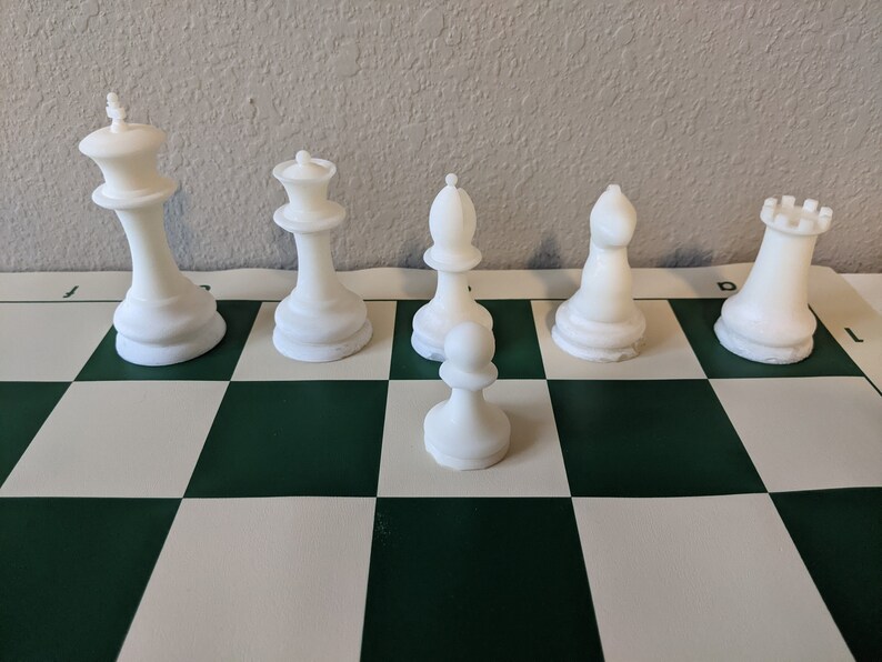 Standard Chess Set STL Files Etsy