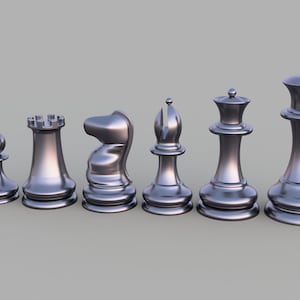 Standard Chess Set STL Files