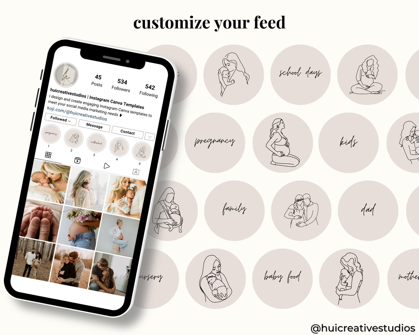 40 Motherhood Instagram Highlight Covers, Mom Life Instagram Highlights ...