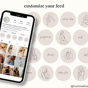 40 Motherhood Instagram Highlight Covers, Mom Life Instagram Highlights ...