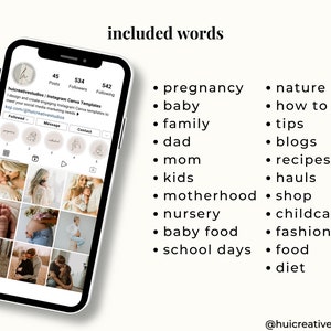 40 Motherhood Instagram Highlight Covers, Mom Life Instagram Highlights ...