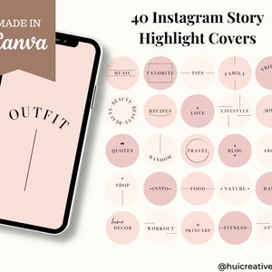 40 Pink Blush Instagram Highlight Covers Canva, Esthetician Instagram ...