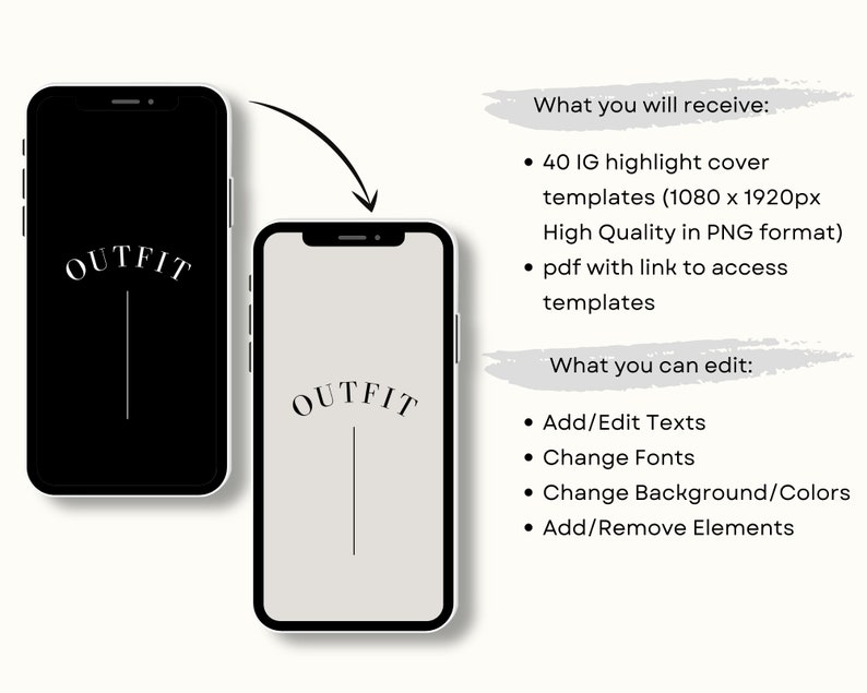 40 Black Instagram Highlight Covers, Minimalist Stories Covers, Black