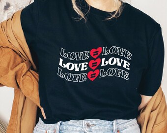 Love Is Love SVG Instant Digital Download | Valentine's Day, Pride SVG Cut File for Cricut or Silhouette | ai, eps, png, jpg files included