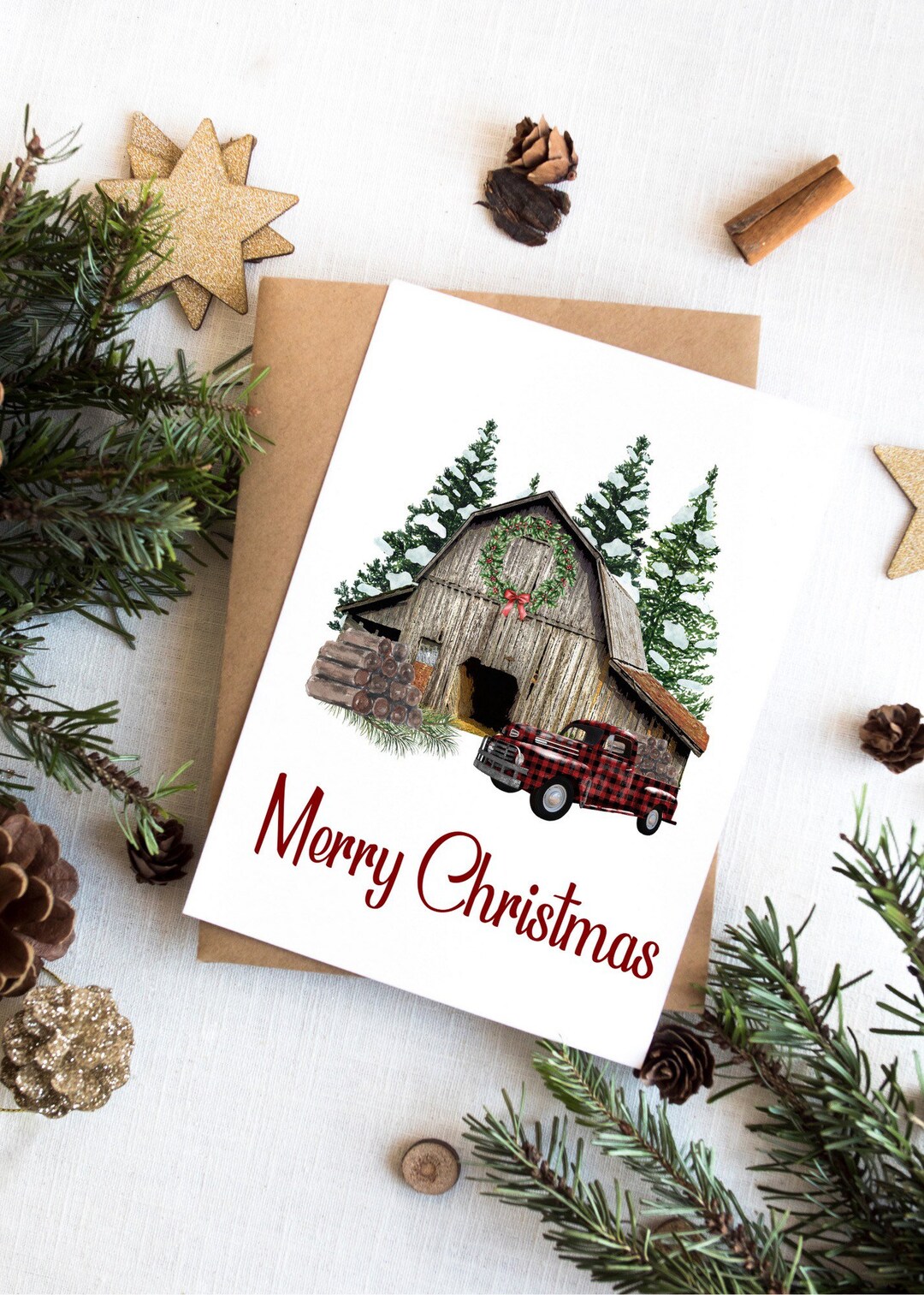 Rustic Christmas Cards 