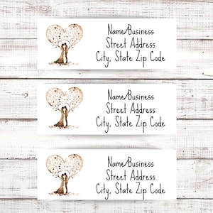Wedding Return Address Labels, Personalized Address Labels for Wedding, Envelope Labels, Return Mailing Sticker