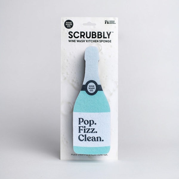 Scrubbly™ Kitchen Cleaning Sponge: Champagne