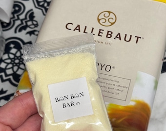 MYCRYO Callebaut, tempering, chocolate tempering, cocoa butter powder