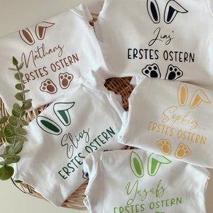 Mein erstes Ostern-Body mit Namen Baby Outfit Personalisiertes Oster Outfit Bild 4