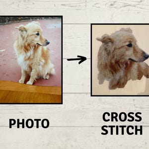 Convert Your Photo To Cross Stitch, Custom Cross Stitch Pattern, Customizable Cross Stitch Pattern, Cross Stitch Gift