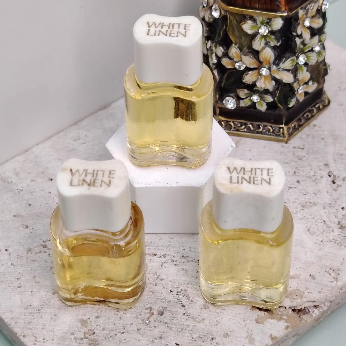 Vintage Mini Perfume - Estée Lauder White Linen Eau de Parfum 4ml - Rare 1978 Collectible