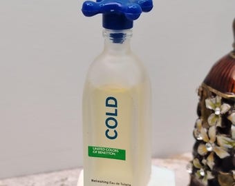 Vintage Mini Perfume – Cold by Benetton Eau de Toilette 5.5ml – Rare Miniature Collector’s Fragrance