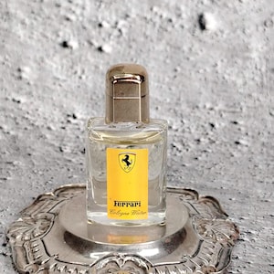 Vintage Perfume Mini – Ferrari Cologne Water 4ml Eau de Toilette – Rare Discontinued Fragrance