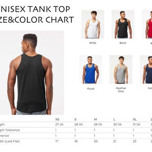 Gepersonaliseerde custom tanktop (voor- en achterkant) afbeelding 4