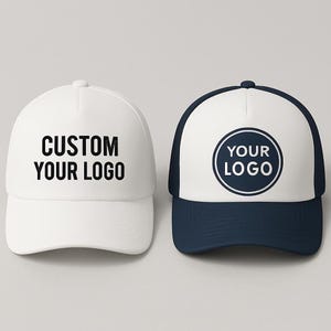 Event Trucker Hat, Custom Logo, Breathable Mesh (Adjustable Snapback)
