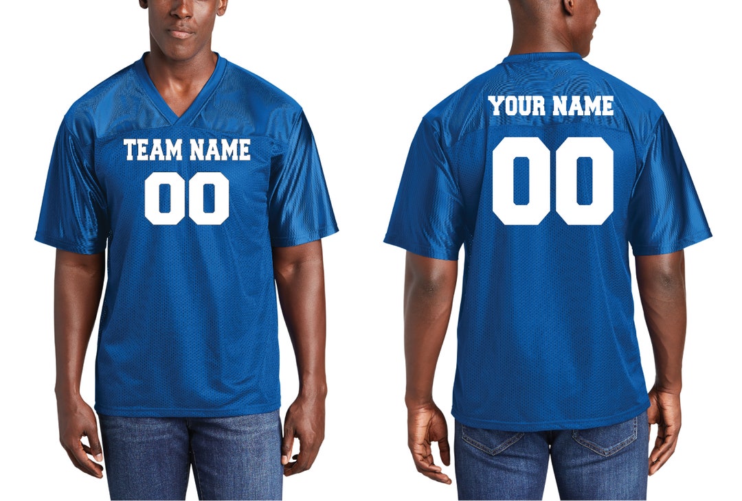 Personalized Football Jersey Custom Name and Number, Ideal for Teams, Fans & Gifts, Durable and