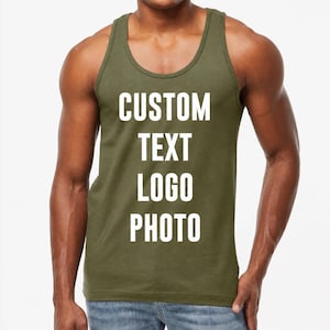 Personalized Custom Tank Top (Front & Back Print)