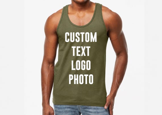 Personalized Custom Tank Top (Front & Back Print)