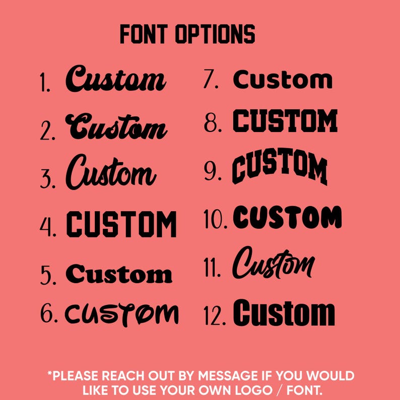 Font options