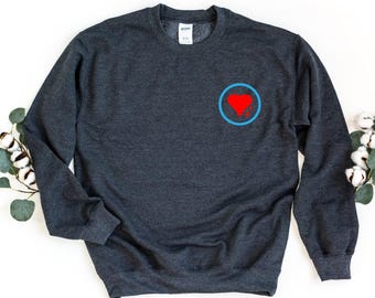 Diabetes Sweatshirt, Diabetes Awareness Month, Diabetische trui, Diabetesondersteuning, Ik draag blauwe trui, cadeau voor diabetici