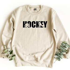 Hockey Sweatshirt, Ice Hockey Sweater, Hockey Player Sweatshirt, Hockey Gifts, Hockey Coach Pullover, Hockey Lover Gift image 7