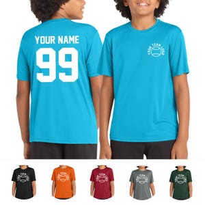 Personalized Youth Sports Shirt: Lightweight, Quick-Dry - Gym and Workout Tee