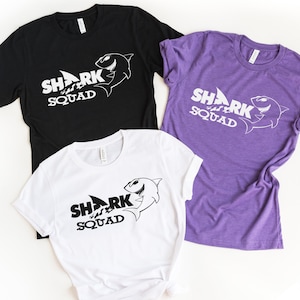 Shark Squad Shirt, Shark Lover Shirt,   Shark Shirt, Shark Tee, Shark T-shirt, Shark Lover Gift, Birthday Shark Shirt